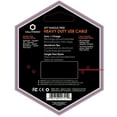 thumbnail image 2 of *Celltronix MCX Titanium 6FT Fast Charging Tangle Free Heavy Duty USB Cable with Type-C Connector. Built to Last! Includes Sync+Charge & Aluminum Tips for Optimum Connectivity - Coyote Brown, 2 of 5