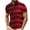 Red, variant on ZCFZJW Mens Striped Color Block Print T-Shirts Lightweight Casual Summer Short Sleeve Button up V Neck Henley Shirts Loose Regular Fit Comfy Workout Tees Tops Blue XXXXL