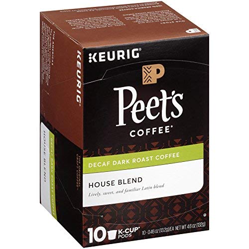 Peets Coffee K-Cup Decaf House Blend 