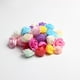 thumbnail image 3 of 100 piezas de rosas artificiales hechas con espuma de poliéster para la fabricación de tocados de bricolaje , Mezclado Yotijar Cabeza de flor, 3 of 8
