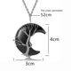 thumbnail image 2 of Moon Natural Stone Tree Of Life Necklace--style5-Model code 30769 style5, 2 of 5