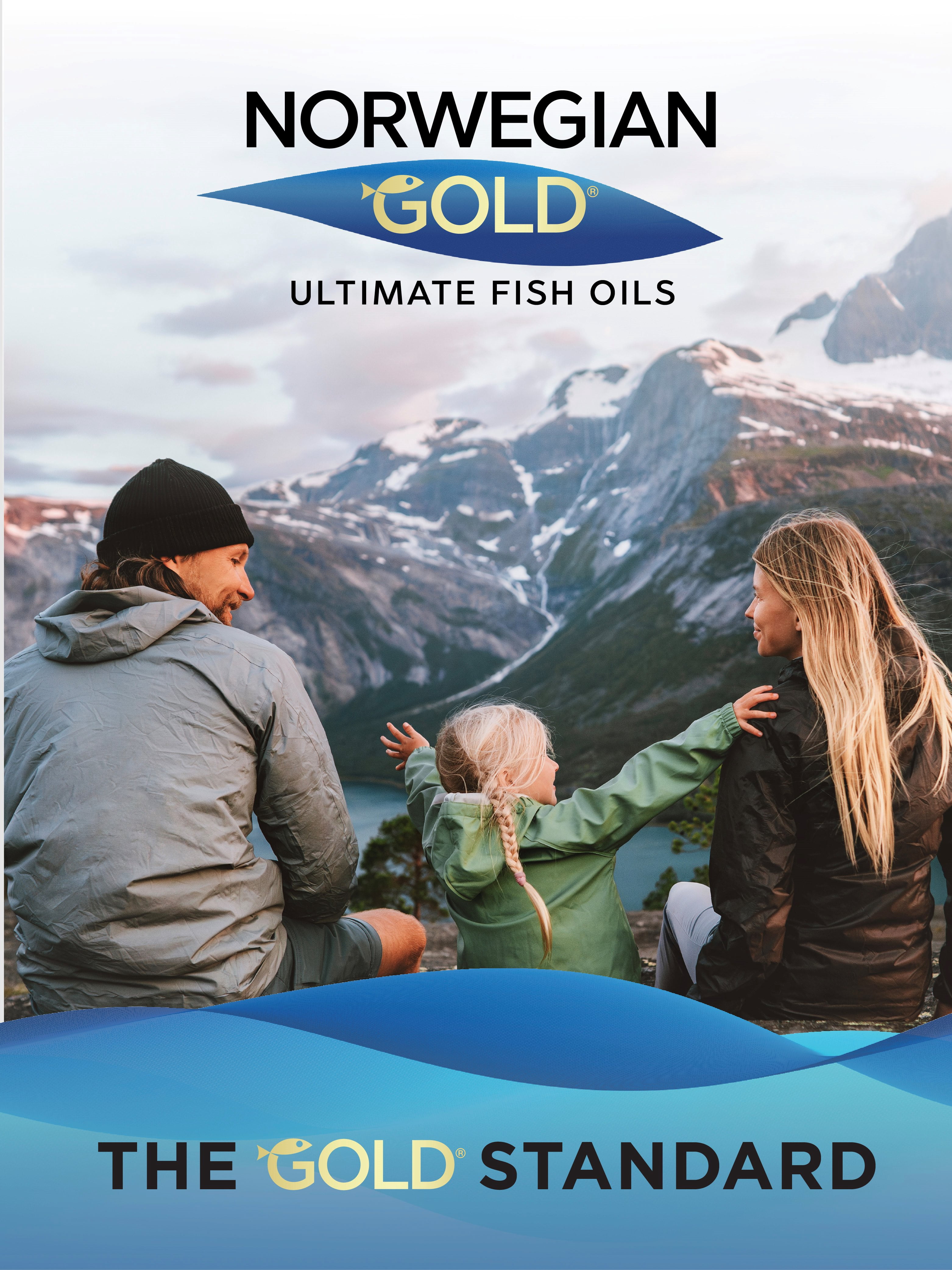Norwegian Gold Super Critical Omega Softgels | 2,400 mg Fish Oil | 1,000 mg Omega-3,6,7,9,11 | 30 Count | by Renew Life