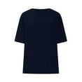 thumbnail image 4 of AherBiu Womens Tops Short Sleeve Crewneck Summer Top Tees Plain Tshirts Basic Dailywear Comfy Shirt, 4 of 6