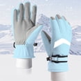 thumbnail image 3 of fastboy Polyester Winter Gloves For Women Soft Plush Lining For Ultimate Warmth Anti Slip Better Grip blue, 3 of 6