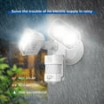 thumbnail image 3 of SANSI 28W LED Motion Sensor Light Outdoor, 3500LM Security Light, 5000K Dusk to Dawn IP65 Floodlight, 3 of 8