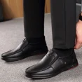 thumbnail image 6 of Mens Casual Leather Shoes Business Slip-on Shoes Comfort Fashion Driving Shoes for Male, 6 of 7