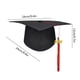 thumbnail image 3 of Birrete de graduación 2025 con borla | Birrete mate negro para adultos y niños | Talla única ajustable que se adapta a la mayoría | Accesorio para fiesta y fotos | Birrete acrílico duradero para, 3 of 6