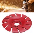 thumbnail image 4 of Shaping Wheel, Stainless Steel Wood Carving Disc High Efficiency Wide Application Durable  For DIY Red, 4 of 8