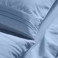 thumbnail image 6 of Mellanni 6 Piece Bed Sheet Set Brushed Microfiber, Extra Deep Pocket, Queen, Sky Blue, 6 of 7