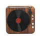 thumbnail image 2 of Altavoz Bluetooth, mini altavoz de audio retro con subwoofer para discos de vinilo, altavoz inalámbrico ultra sensible, 2 of 9