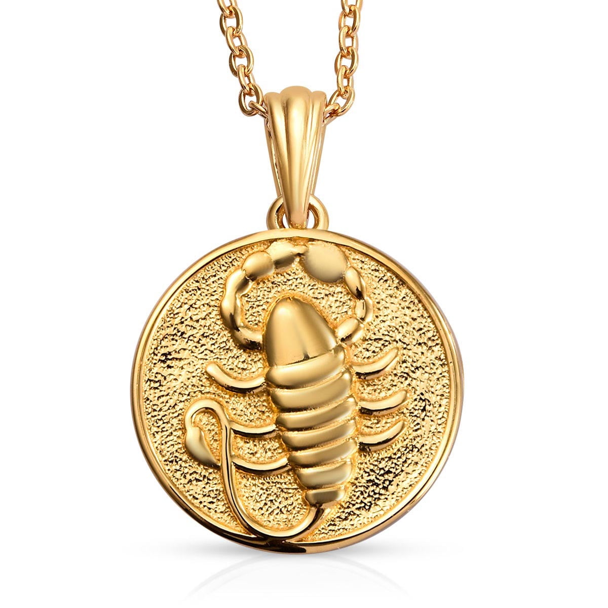 Shop LC 925 Sterling Silver Vermeil Yellow Gold Plated Scorpio Zodiac