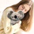 thumbnail image 4 of Sioweci Baby Koala Plush Sensory Toy Anxiety Relief Stuffed Animal 5-Speed Breathing Light and Moving Ears Machine Washable Doll with Soothing Music (Grey), 4 of 13