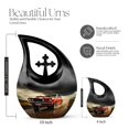 thumbnail image 2 of Car Race urn - urns for human ashes adult female - human remain urns - urnas para cenizas humanas adultos - small urns for ashes - small urn for human ashes (Combo - 10" & 4", 3 Pcs), 2 of 2