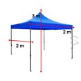 thumbnail image 2 of Toldo Plegable CJR 2x2 Azul, 2 of 2