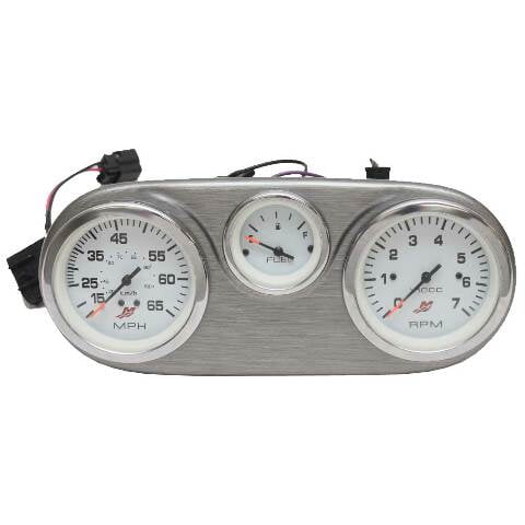 Lund Boat Gauge Panel 2348772 | Mercury Flagship Metallic Silver