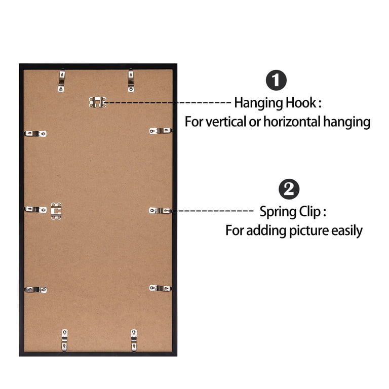 Sindcom 12x23 Collage Picture Frame Black photo 3