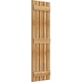 thumbnail image 2 of 18 7/8"W x 58"H TimberCraft Five 3 3/8" Boards Spaced Board-n-Batten Shutters, Rough Sawn Western Red Cedar (Per Pair), 2 of 13