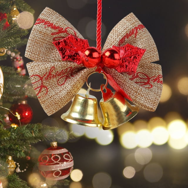 Christmas Tree Decorations,Small Christmas Tree,Christmas Linen Small Bow Christmas Tree Decoration Mini Accessories Pendant Mall Decoration Props,Mini Christmas Tree