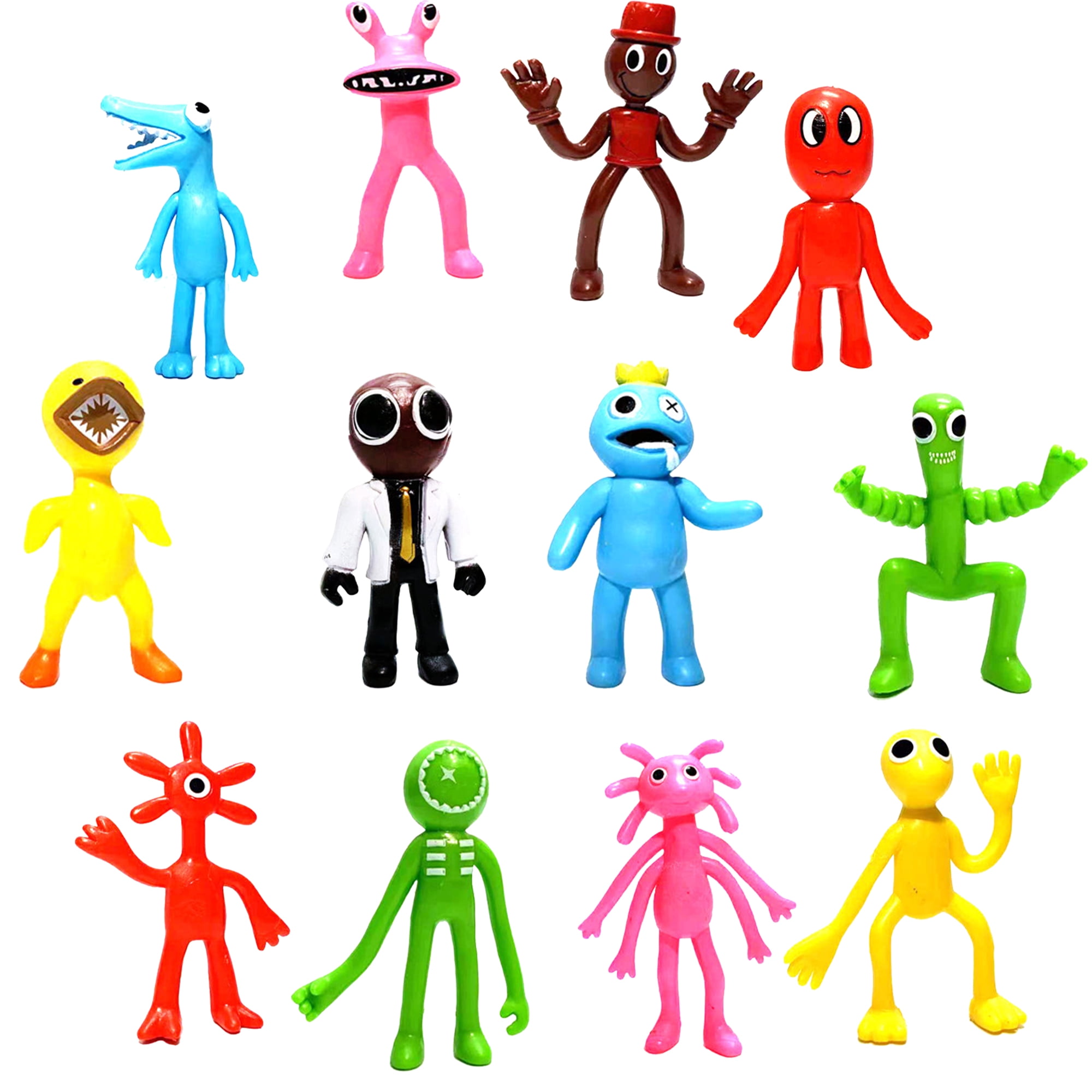 8pcs Rainbow Friends Model Toys Action Figures Birthday Party Cake