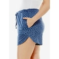 thumbnail image 3 of Dreams & Co. Plus Size Print Pajama Shorts, 3 of 6