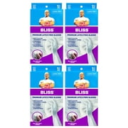 Mr. Clean Bliss Premium Thick Vinyl And Cotton Latex Free Glove, Small - Pack Of 4 -