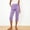 Purple, variant on Sevevn Women's High Waist Pull-On Capri Pants Stretchy Slim Fit Cropped Pants with Button Detail Army Green 2XL