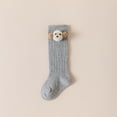 thumbnail image 7 of Cozy Kids Crew Socks with Adorable Bear Design, Soft Warm Wool Thermal Socks for Toddlers Boys Girls, Thick Long Winter Boot Socks, 6 Pairs, 7 of 7