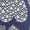 Evening Blue Hearts, variant on Plus Size Print Pajama Shorts