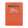 thumbnail image 5 of Tarjeta de memoria FMCB 1.966 para PS2 Tarjeta de consola McBoot gratuita de 64 MB (naranja), 5 of 5