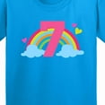 thumbnail image 4 of Inktastic 7th Birthday Rainbow Youth T-Shirt, 4 of 5