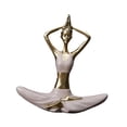 thumbnail image 4 of Estatuas de yoga, estatua de postura de yoga, artesanías de resina, decoración moderna para el hogar, estatua de mujer de yoga, escultura de yoga para Estilo A mayimx estatua de postura de yoga, 4 of 9