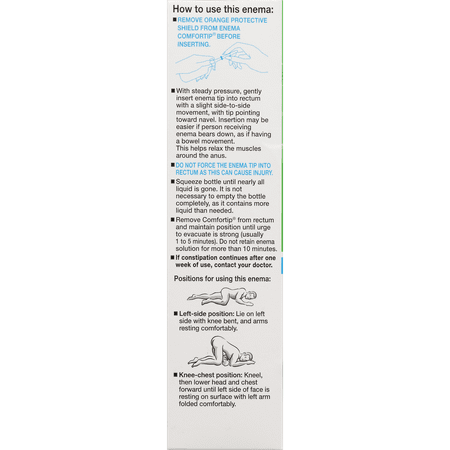 Fleet Enema, Ready-to-Use Saline Laxative, 4.5 fl. oz.