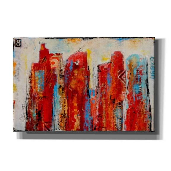 Epic Graffiti 'District 8' by Erin Ashley Canvas Wall Art, 54"x40"