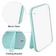 thumbnail image 4 of Unique Bargains Foldable Makeup Mirror Dressing Desk Bedroom Portable Mirror for Girl Women Blue, 4 of 6