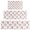 White Cow Strawberry, variant on Beige Cow Head Pattern Kitchen Rugs Sets Of 3,Kitchen Runner Rugs Non Skid Washable,Decorative Kitchen Floor Mats for Kitchen,Sink,Laundry,17"x30"+ 17"x47" + 17"x59"