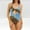 Blue, variant on VgaVtl One Piece Bathing Suit for Women Halter Woman Swimsuit Clubwear Leopard Print Push up Backless Swimsuits,Orange L