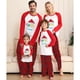 thumbnail image 2 of Pijamas familiares navideños a juego, conjuntos de pijamas a cuadros blancos y negros, Santa, gafas de sol, Navidad en julio, 2 of 4