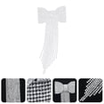 thumbnail image 3 of Miangastore Wedding Party Rhinestone Bow Hair Clip Bowknot Barrette Hairpin with Tassel, 3 of 9
