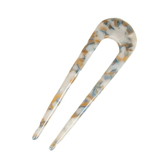 VANIDO Hairpins for Women Simple Double Prong Hair Sticks French Hair Pins