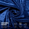 thumbnail image 2 of Elegant Round Table Cloth - 108 Inch, Made With Fine Crushed-Velvet Material, Beautiful Royal - Blue Tablecloth With Durable Seams, Round Table Cover Great for Weddings, Parties, Baby Showers & Events, 2 of 5