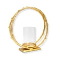 thumbnail image 1 of Gold Circle Hurricane Candle Holder Small, 1 of 1