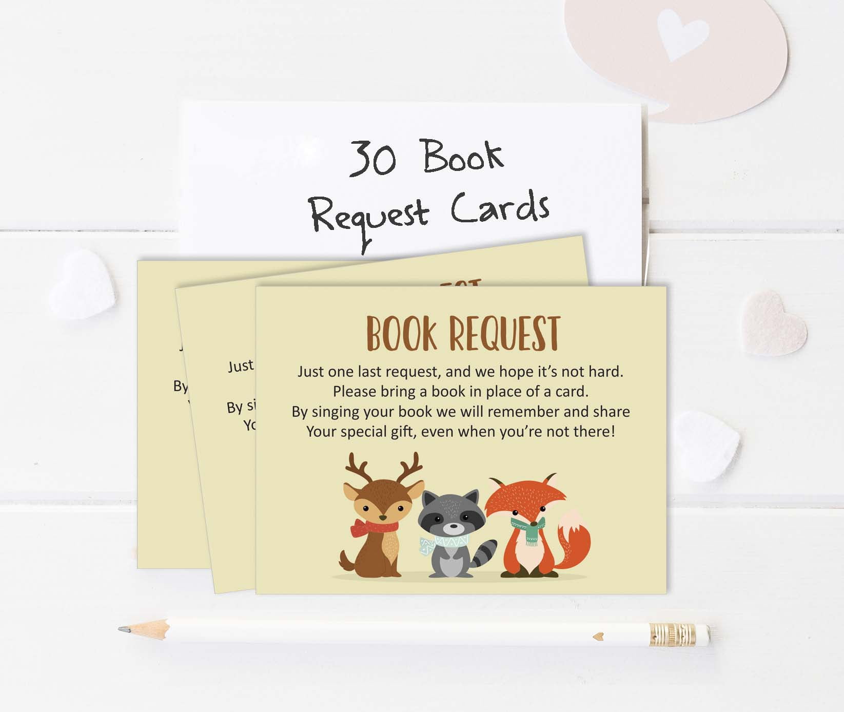 Inkdotpot 30Jungle Animals Gender Neutral Baby Shower Book Request Cards Bring A Book Instead Of A Card Baby Shower Invitations Inserts Games