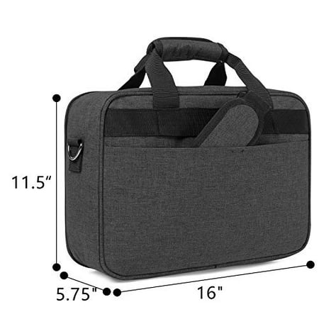 Luxja Projector Case, Projector Bag with Protective Laptop Sleeve ...