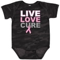 thumbnail image 3 of Inktastic Live Love Cure Breast Cancer Boys or Girls Baby Bodysuit, 3 of 5
