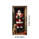thumbnail image 3 of Christmas Door Cover Santa Claus Print Holiday Party Decoration Polyester Fabric Door Hanging for Home Indoor Outdoor Festive Decor, 3 of 6