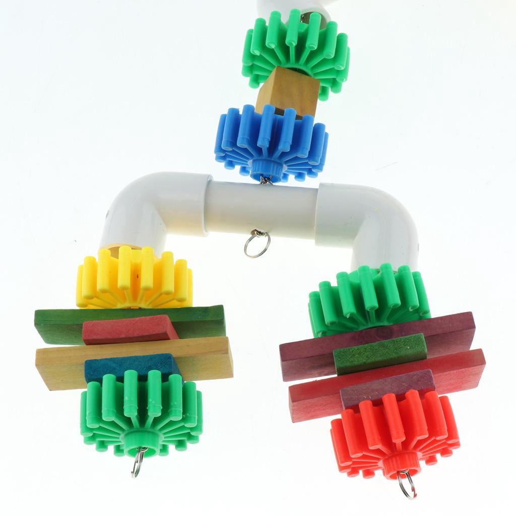Bvdfgk Bird Swing - Plastic Conure Toys Bird Cage Swing Hanging Toy for Small Birds (1