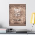 thumbnail image 4 of Inspirational Wall Art Work Hard Stay Humble Motivation Wall Decor for Home Office Gym Inspiring Success Quote Print Ready to Hang Unframed, 4 of 18