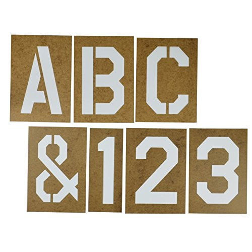 Graphic Products Stencil-It Reusable Lettering Set-6-inch