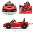 thumbnail image 3 of Ferrari 488 Pista Spider avec Siège en Cuir et Télécommande 12V sous Licence, 3 of 7