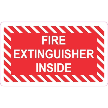 

5in x 3in Fire Extinguisher Inside Magnet